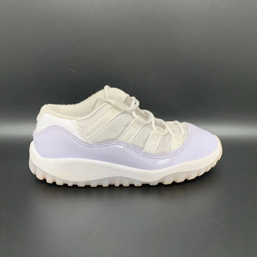 Jordan 11 Retro Low Pure Violet Shoes 645107-101‎ Toddler Sz 9C EU 26